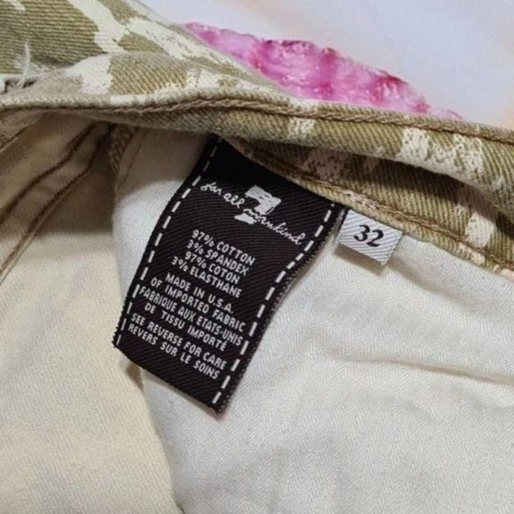 7 For all Mankind Cropped Skinny Jeans Plus Size 32 - Picture 4 of 7